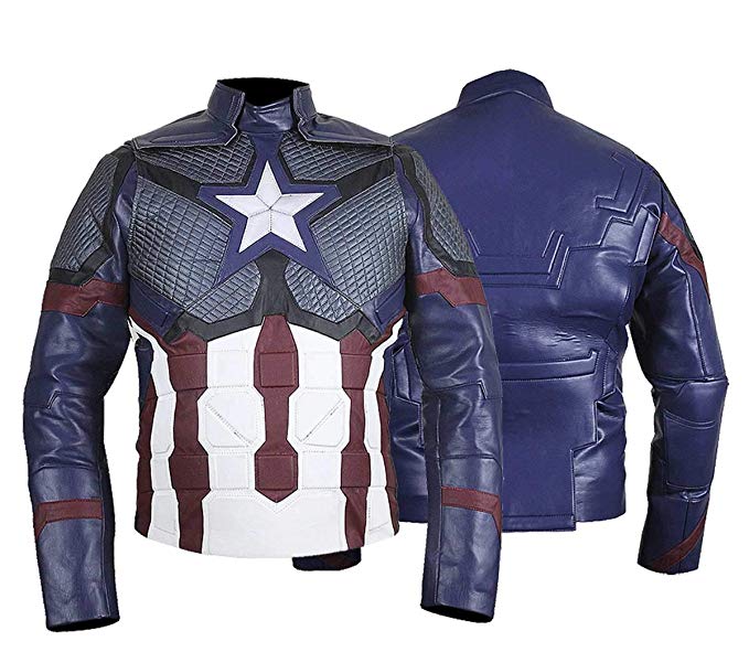 Avengers Captain America Leather Jacket